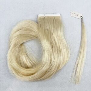 Glam Seamless x Priscilla Valles Tape In Hair Extension 25" White Platinum #16